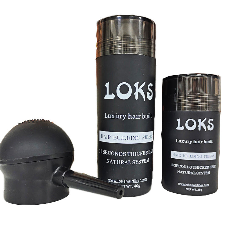 100% human hair for thinning men topic applicator bottle Hair building fibe