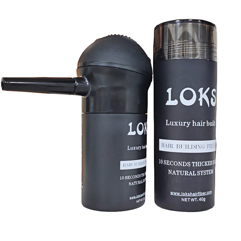 100% human hair for thinning men topic applicator bottle Hair building fibe