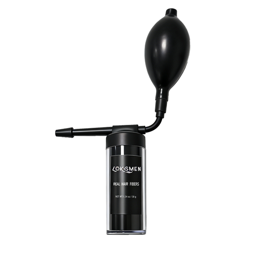 Hair Loss Treatment Natural Keratin Fibre Set Water Proof Resistant Strong Holding Spray Applicator Hair Building Fibers Powder