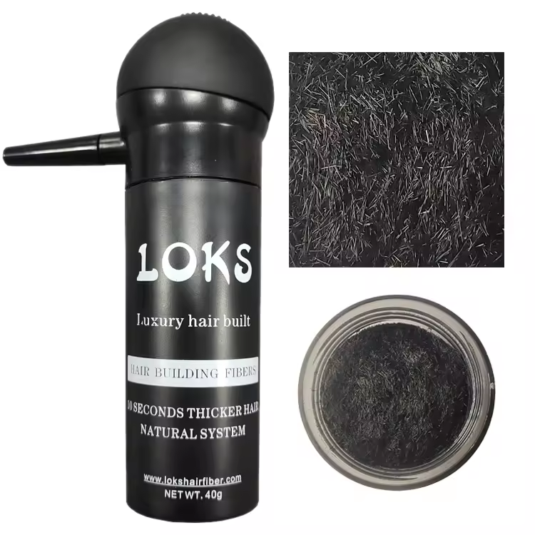 Hair Loss Instant Thickening Protein Keratin 100% Real Human Hair Building Fibers Private Label Organic