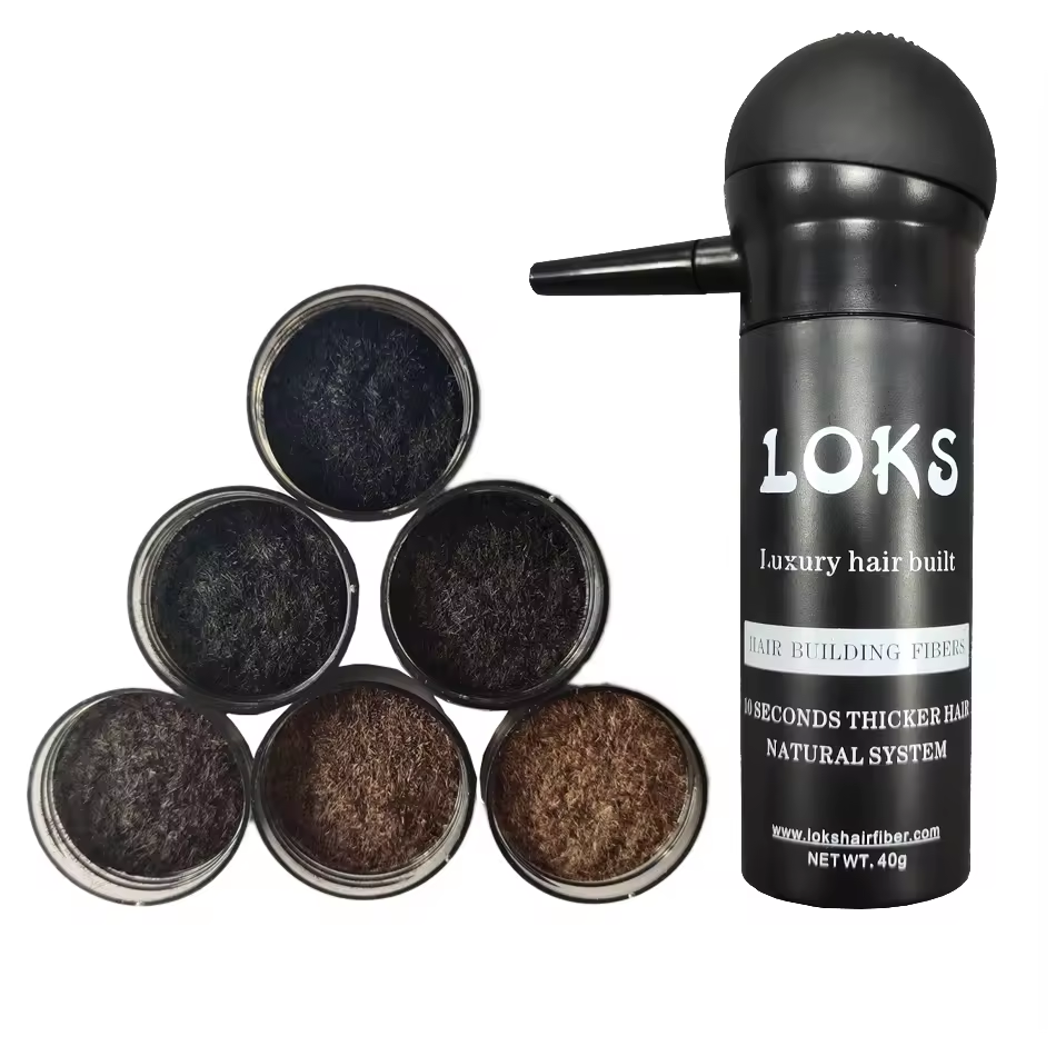 Hair Loss Instant Thickening Protein Keratin 100% Real Human Hair Building Fibers Private Label Organic