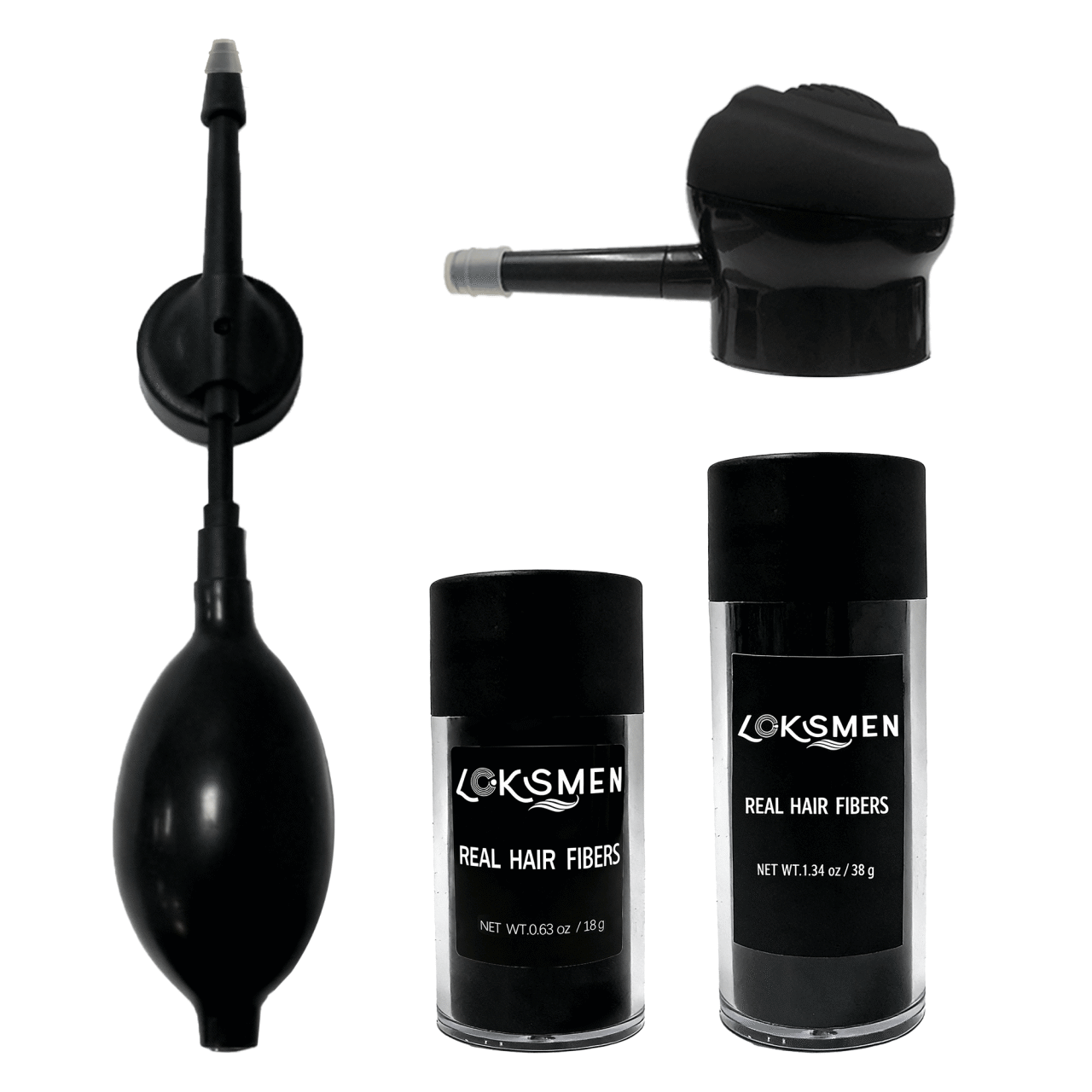 LOKSMEN 100% Real Hair Fibers kit