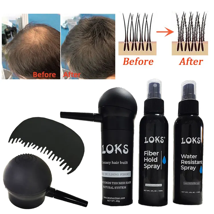 Premium protein custom texturizing dry hair mist dust texture fiber pump hair powder spray