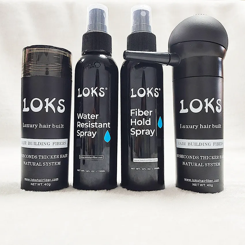 Premium protein custom texturizing dry hair mist dust texture fiber pump hair powder spray