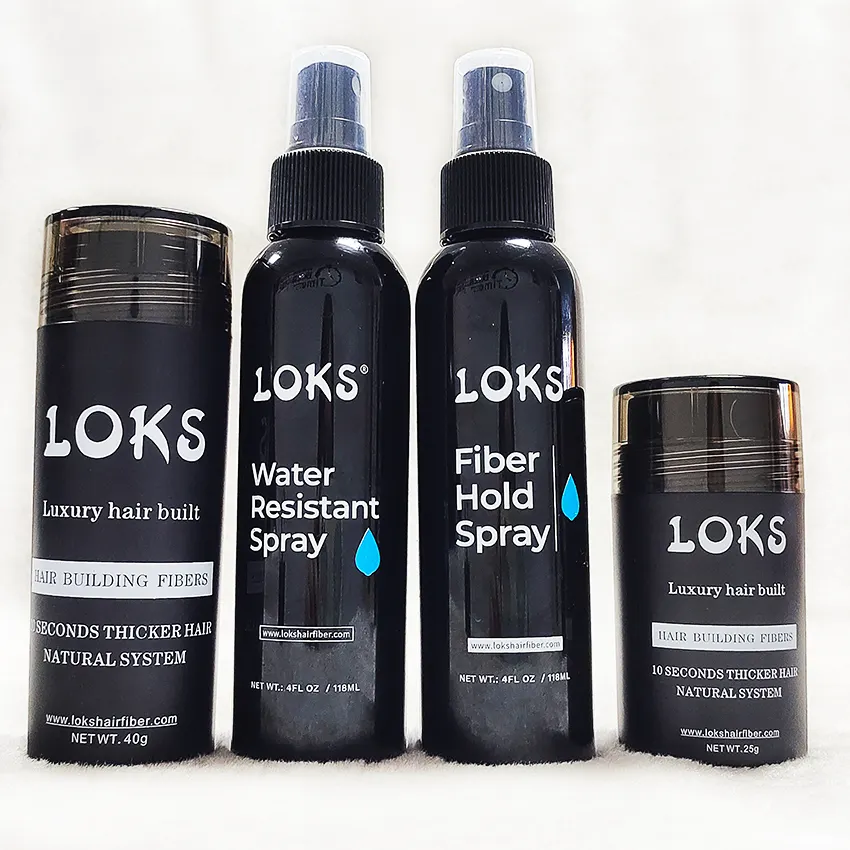 Premium protein custom texturizing dry hair mist dust texture fiber pump hair powder spray