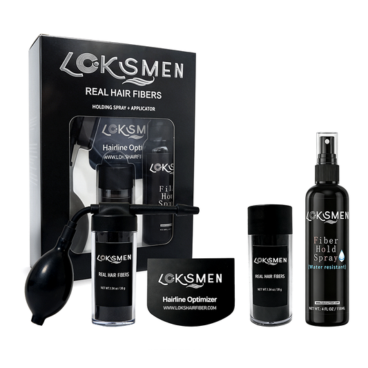 Premium 100% Natural Keratin Human Hair Powder Spray Instant Thickening Cover Hair Loss Strong Hold Real Hair Building Fiber