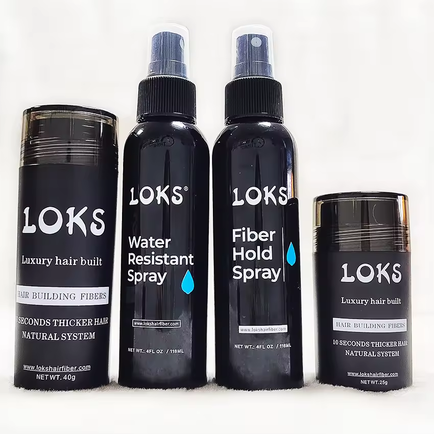 Keratin Hair Thickening Fiber Applicator  Spray Hair Building Fiber For Thinning Hair Custom Logo