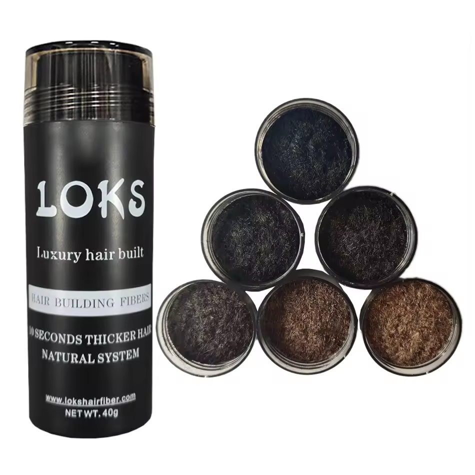Keratin Hair Thickening Fiber Applicator  Spray Hair Building Fiber For Thinning Hair Custom Logo